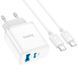 МЗП Hoco C105A Stage PD20W+QC3.0 (1USB-A/1C) + кабель Type-C to Type-C 62863 фото 2