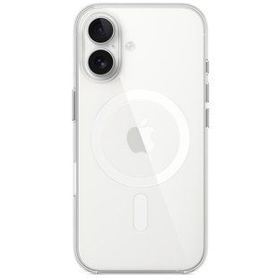 Чохол Clear Case (AAA) with MagSafe and Animation для Apple iPhone 16 (6.1") 79468 фото