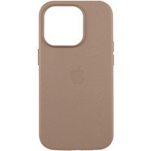Шкіряний чохол Leather Case (AAA) with MagSafe and Animation для Apple iPhone 16 Pro Max (6.9") 75712 фото