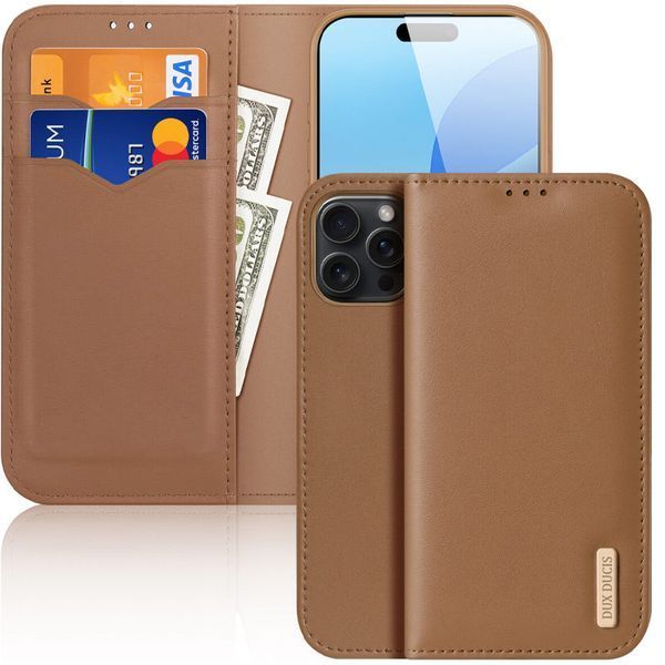 Чохол-книжка Dux Ducis Hivo для Apple iPhone 16 Pro (6.3") 73607 фото