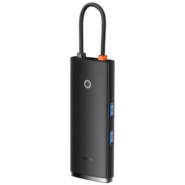 Перехідник HUB Baseus Lite Series 6in1 (Type-C to HDMI + 2xUSB 3.0 + PD+SD/TF) (WKQX05) 63730 фото