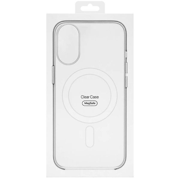 Чохол Clear Case (AAA) with MagSafe and Animation для Apple iPhone 16 (6.1") 79468 фото