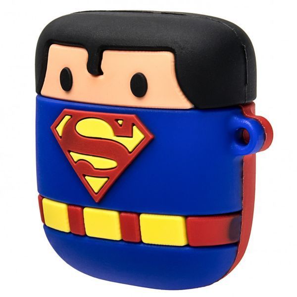 Силіконовий футляр Marvel & DC series для навушників AirPods 1/2 + кільце 33729 фото