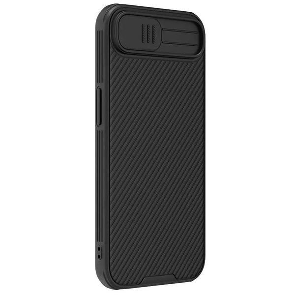 Карбонова накладка Nillkin CamShield Pro Magnetic для Apple iPhone 16e (6.1") 78730 фото