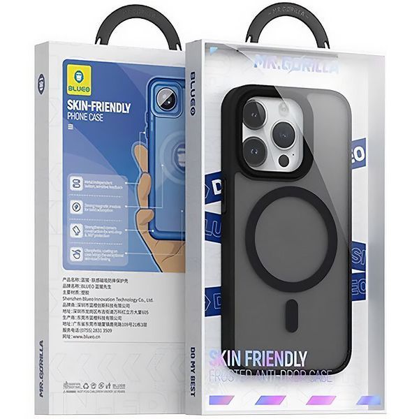 TPU+PC чохол Blueo Skin Friendly Frosted with MagSafe для Apple iPhone 14 Pro (6.1") 71353 фото