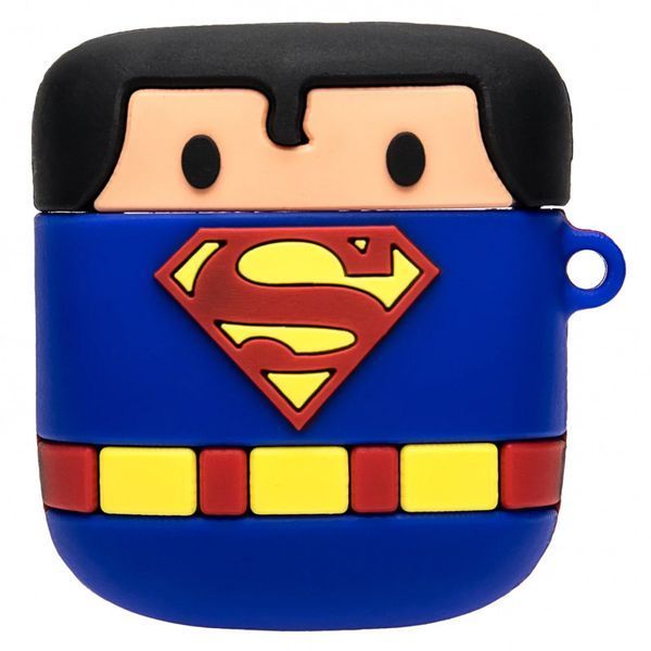 Силіконовий футляр Marvel & DC series для навушників AirPods 1/2 + кільце 33729 фото