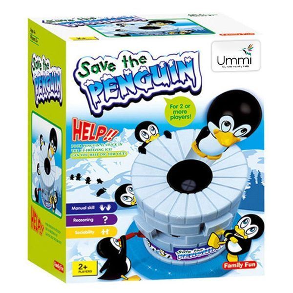 Настільна інтерактивна гра Ummi 707-19 Save the Penguin Game 79504 фото