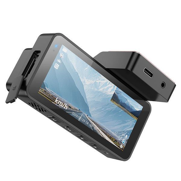 Відеореєстратор Hoco DV12 2K display + GPS (with rear camera) 75220 фото