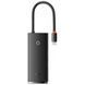 Перехідник HUB Baseus Lite Series 6in1 (Type-C to HDMI + 2xUSB 3.0 + PD+SD/TF) (WKQX05) 63730 фото 1