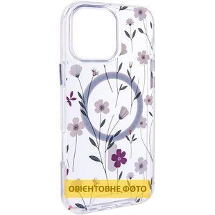TPU+PC чохол Clear Garden with MagSafe для Apple iPhone 17 Air (6.5") 80897 фото