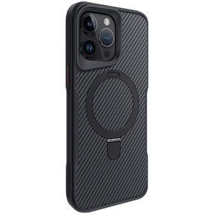 TPU+PC чохол Metal Buttons with MagSafe Carbon Ring для Apple iPhone 14 Pro Max (6.7") 73483 фото