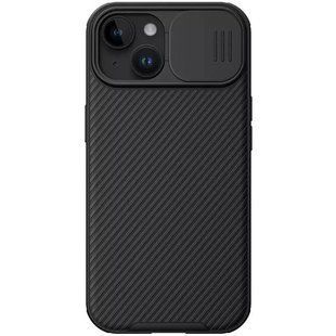 Карбонова накладка Nillkin CamShield Pro Magnetic для Apple iPhone 15 (6.1") 66038 фото