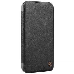 Шкіряний чохол-книжка Nillkin Qin Prop для Apple iPhone 16 (6.1") 74663 фото