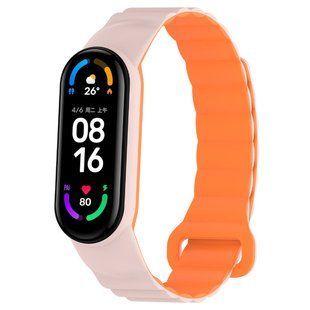 Ремінець Dual-color Magnetic для Xiaomi Mi Band 7/6/5/4/3 77058 фото