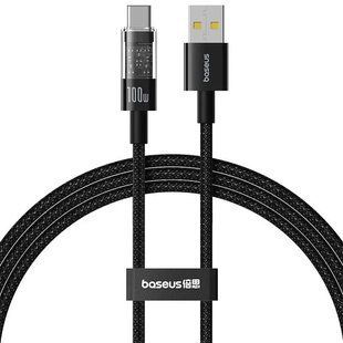 Дата кабель Baseus Gem Fast Charging USB to Type-C 100W (1m) (P10373002211) 74730 фото