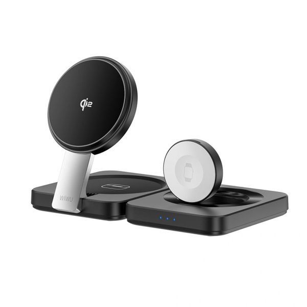 БЗП WIWU Wi-W028 QI2 3 in 1 wireless charger 78000 фото