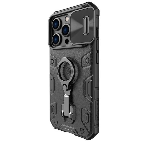 Уцінка TPU+PC чохол Nillkin CamShield Armor Pro no logo шторка на камеру для Apple iPhone 14 Pro Max 75423 фото