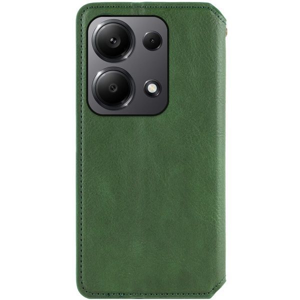 Шкіряний чохол-книжка GETMAN Cubic (PU) для Xiaomi Redmi Note 13 Pro 4G / Poco M6 Pro 4G 70310 фото