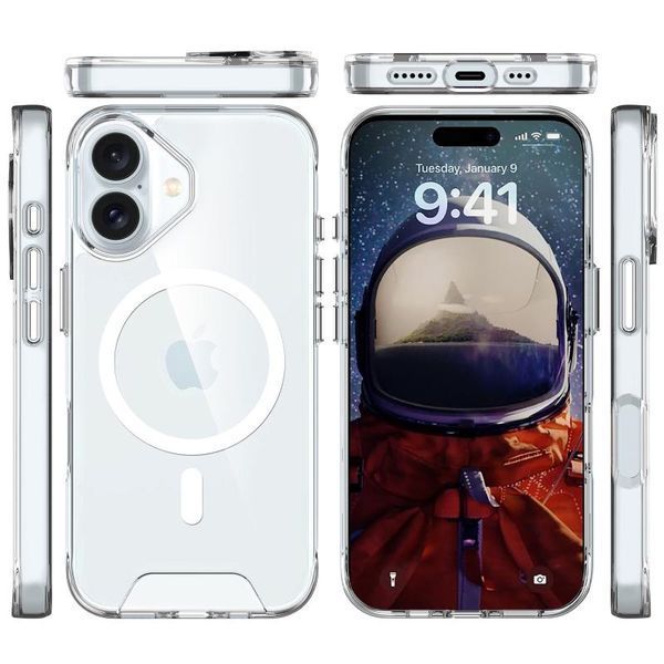 Чохол TPU Space Case with MagSafe для Apple iPhone 17 (6.3") 80983 фото