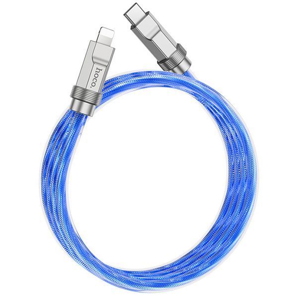 Дата кабель Hoco U113 Solid 20W Type-C to Lightning (1m) 69089 фото