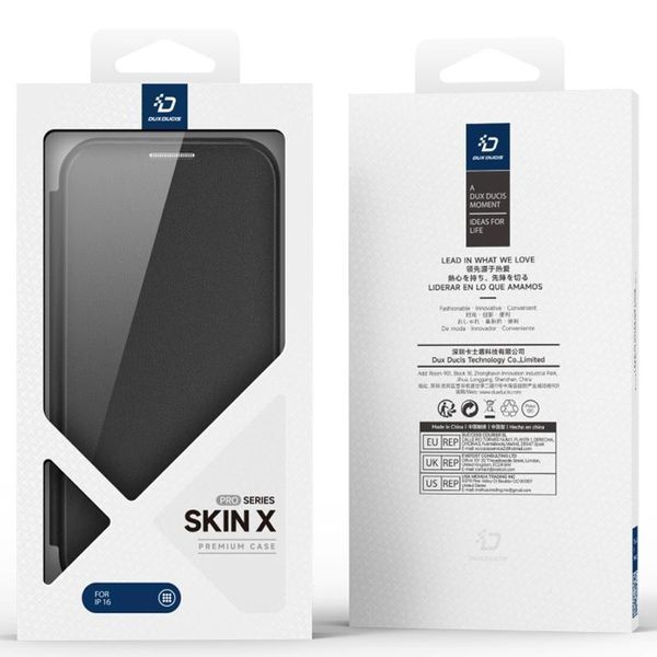 Чохол-книжка Dux Ducis Skin X Pro with MagSafe для Apple iPhone 17 (6.3") 80528 фото