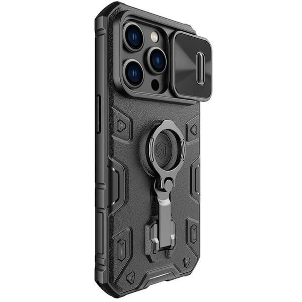 Уцінка TPU+PC чохол Nillkin CamShield Armor Pro no logo шторка на камеру для Apple iPhone 14 Pro Max 75423 фото