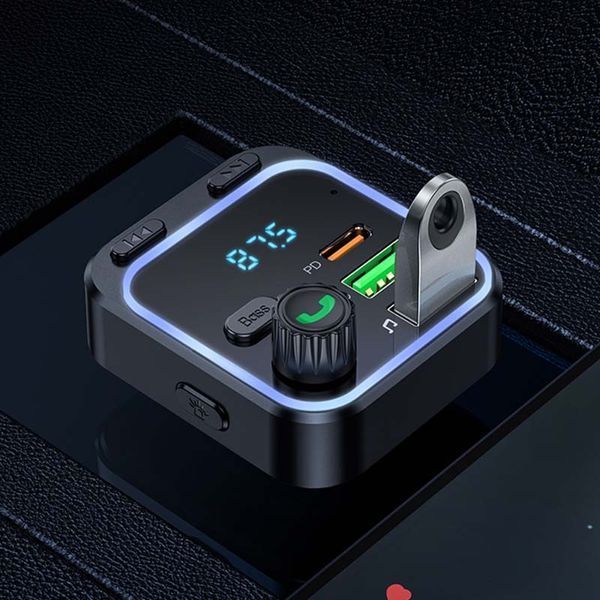 АЗП FM модулятор Borofone BC53 Highway PD20W+QC3.0 (2USB-A/1C) 67812 фото
