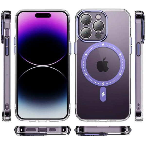 Чохол TPU+PC Colorful with MagSafe для Apple iPhone 13 Pro Max (6.7") 65145 фото