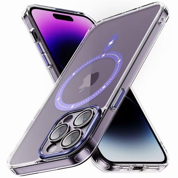 Чохол TPU+PC Colorful with MagSafe для Apple iPhone 13 Pro Max (6.7") 65145 фото