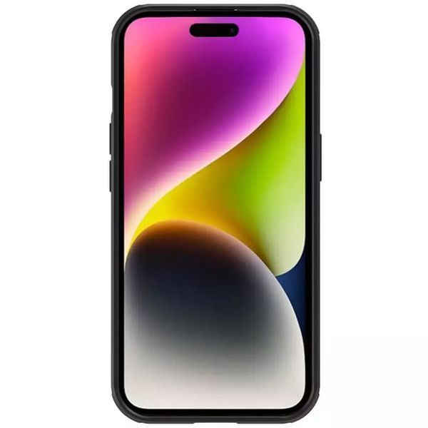 Карбонова накладка Nillkin CamShield Pro Magnetic для Apple iPhone 15 (6.1") 66038 фото
