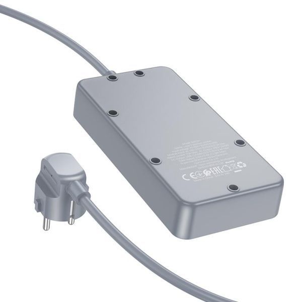 Подовжувач Borofone BAC2A (3USB-A/1C/3xSocket) (1.5m) 82978 фото