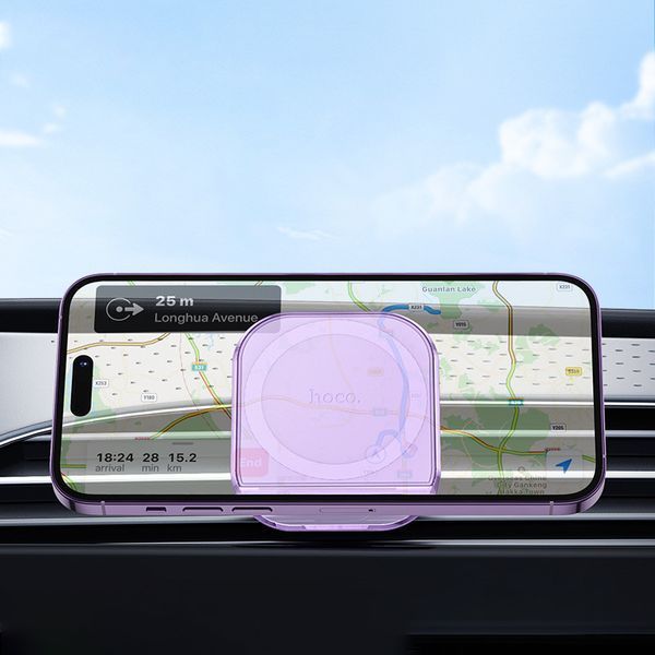 Автотримач Hoco H42 Crystal ring magnetic (air outlet) 71078 фото