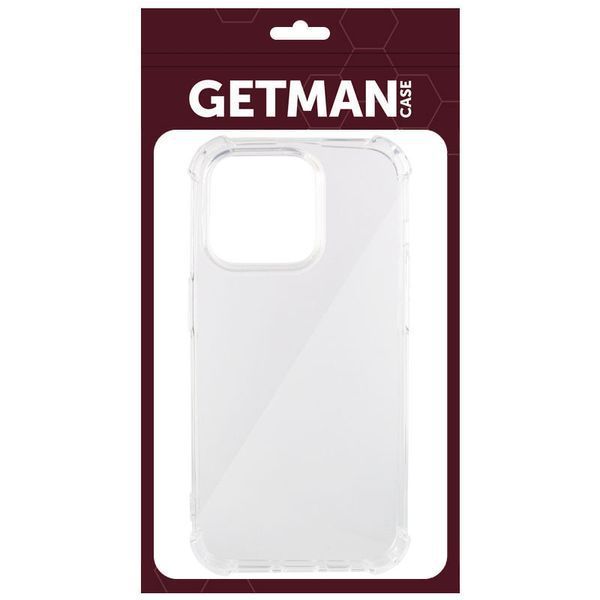 TPU чохол GETMAN Ease logo посилені кути для Apple iPhone 15 Pro Max (6.7") 65364 фото
