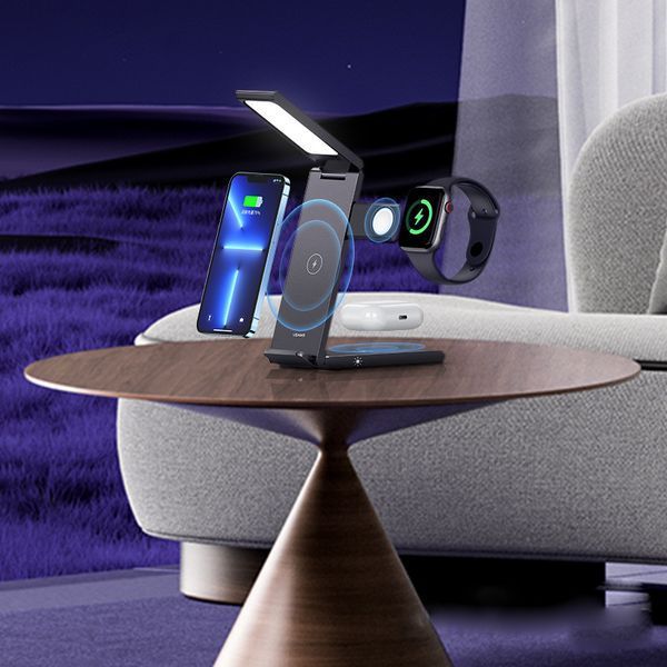 БЗП Usams US-CD181 15W 3in1 with Table Lamp 70782 фото