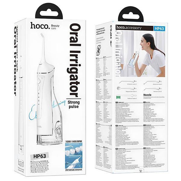 Іригатор для порожнини рота Hoco HP63 Electric Oral with large-capacity 81834 фото
