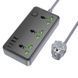 Подовжувач Borofone BAC2A (3USB-A/1C/3xSocket) (1.5m) 82978 фото 1