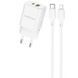 МЗП Borofone BN14 Royal PD30W+QC3.0 (1USB-A/1C) + кабель Type-C to Lightning 79276 фото 1