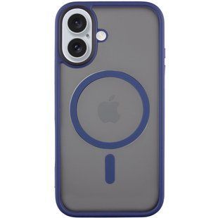 TPU+PC чохол Metal Buttons with MagSafe для Apple iPhone 16 (6.1") 73091 фото