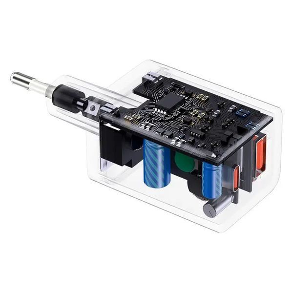 МЗП Baseus Super Si Pro Quick Charger 30W (1USB-A/1C) (CCSUPP-E) 62885 фото