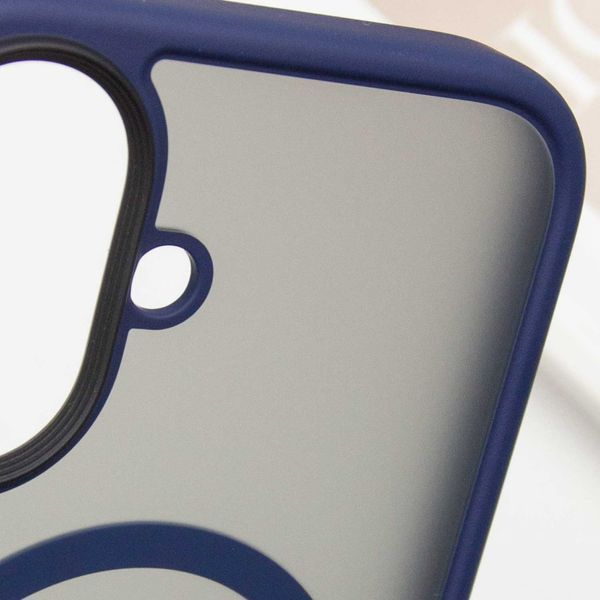 TPU+PC чохол Metal Buttons with MagSafe для Apple iPhone 16 (6.1") 73091 фото