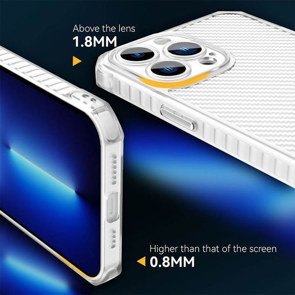 Чохол TPU Ease Carbon color series для Apple iPhone 13 Pro (6.1") 55696 фото