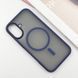 TPU+PC чохол Metal Buttons with MagSafe для Apple iPhone 16 (6.1") 73091 фото 2