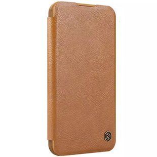 Шкіряний чохол-книжка Nillkin Qin Prop для Apple iPhone 16 Pro (6.3") 74664 фото