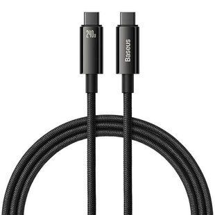 Дата кабель Baseus Tungsten Gold Type-C to Type-C Cable 240W (1m) (CAWJ04000) 70523 фото