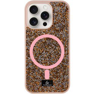 TPU чохол Bling World Rock Diamond with MagSafe для Apple iPhone 15 Pro Max (6.7") 75841 фото