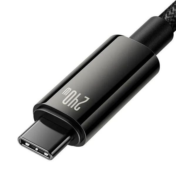 Дата кабель Baseus Tungsten Gold Type-C to Type-C Cable 240W (1m) (CAWJ04000) 70523 фото