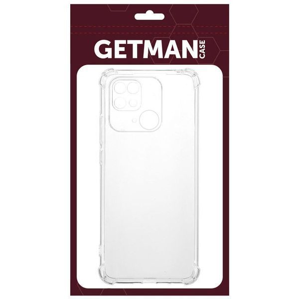 TPU чохол GETMAN Ease logo посилені кути Full Camera для Xiaomi Redmi 10C 78997 фото