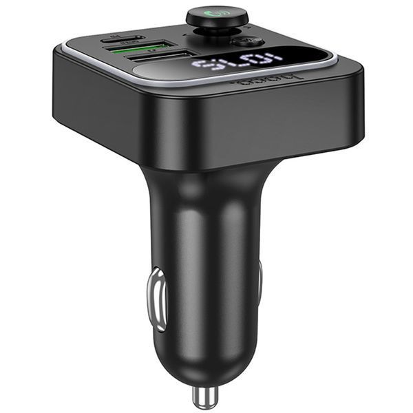 АЗП FM модулятор Hoco E85 Tiger PD20W+QC3.0 (2USB-A/1C) 73866 фото