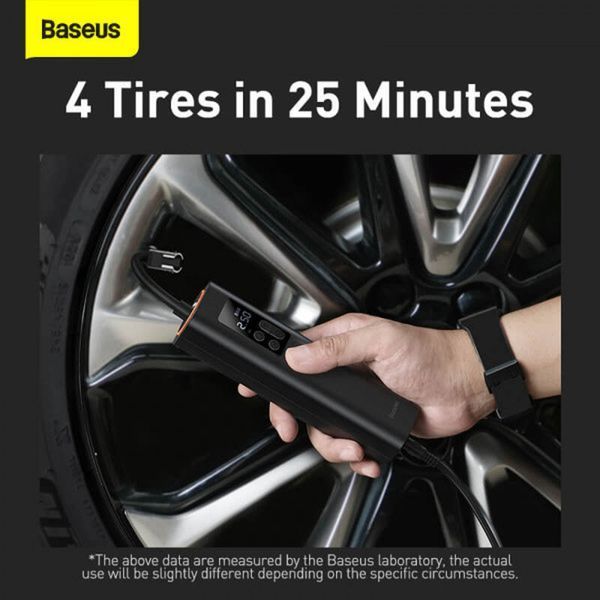 Уцінка Автомобільний насос Baseus Super Mini Inflator Pump (CRCQ000001) 77874 фото