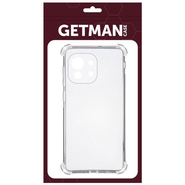 TPU чохол GETMAN Ease logo посилені кути Full Camera для Xiaomi Mi 11 71721 фото